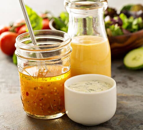Dressings and condiments ingredients – emulsifiers, stabilizers, acidulants